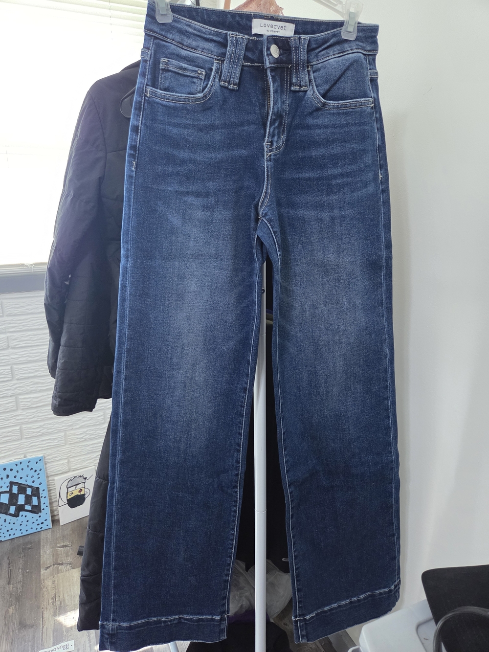Lovervet Dark Wash Wide Leg Jeans